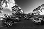 Angaston Rally Park in Black and White